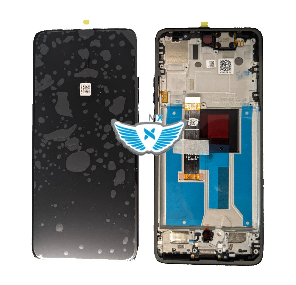 LCD MOTOROLA XT2409 MOTO EDGE 50 NEO + FRAME GRIGIO ORIGINALE 5D68C28683