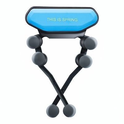 BASE/SUPPORTO MAGNETICO DA AUTO A GRAVITAZIONE PER BOCCHETTA DELL'ARIA SPRING BLU (BLISTERATO)