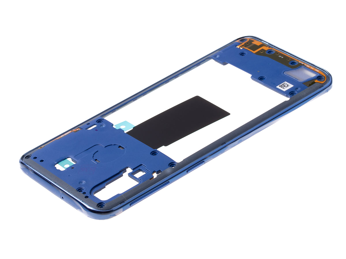FRAME MIDDLE SAMSUNG A405 A40 BLU ORIGINALE GH97-22974C