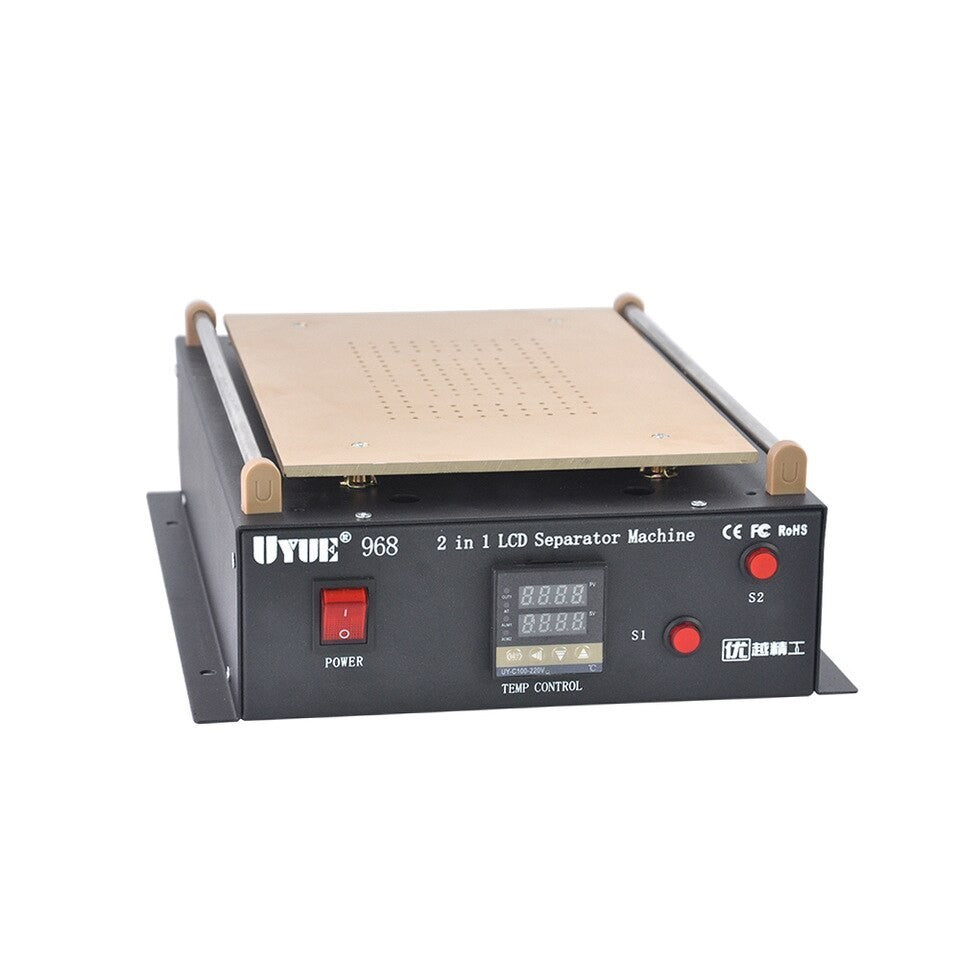 UY-968 MACCHINA VACUUM+ PIASTRA PER SEPARAZIONE VETRO E RIMOZIONE LCD E BACKCOVER