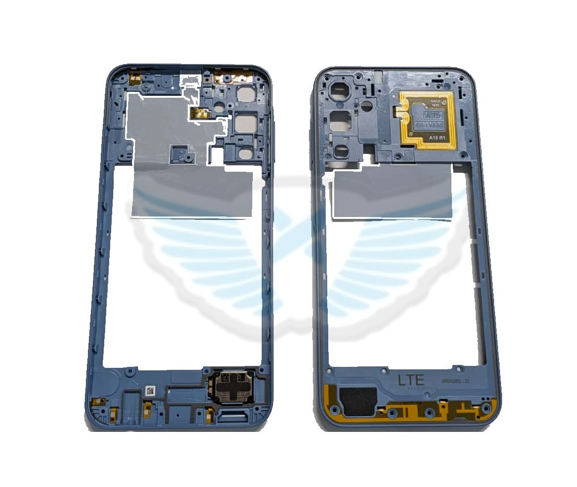 FRAME MIDDLE SAMSUNG A155 A15 4G BLU ORIGINALE GH82-33647H