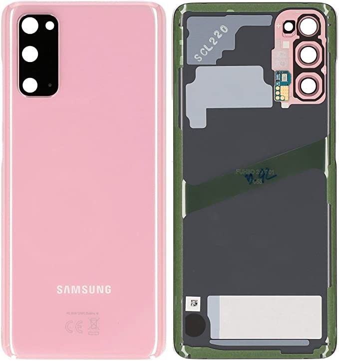 BACKCOVER SAMSUNG G980 S20 PINK ORIGINALE GH82-22068C