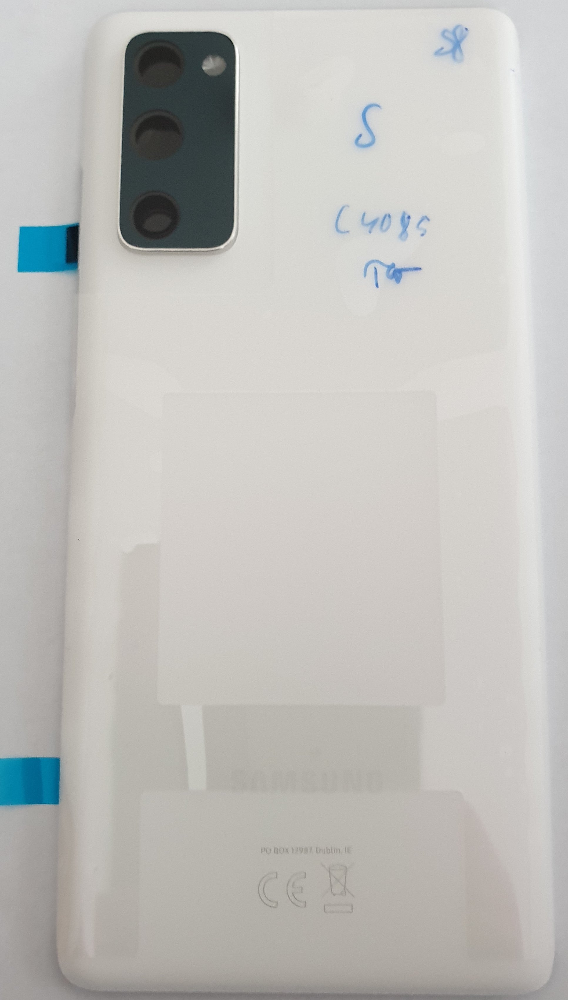 BACKCOVER SAMSUNG G781 S20 FE 5G CLOUD WHITE ORIGINALE GH82-24223B