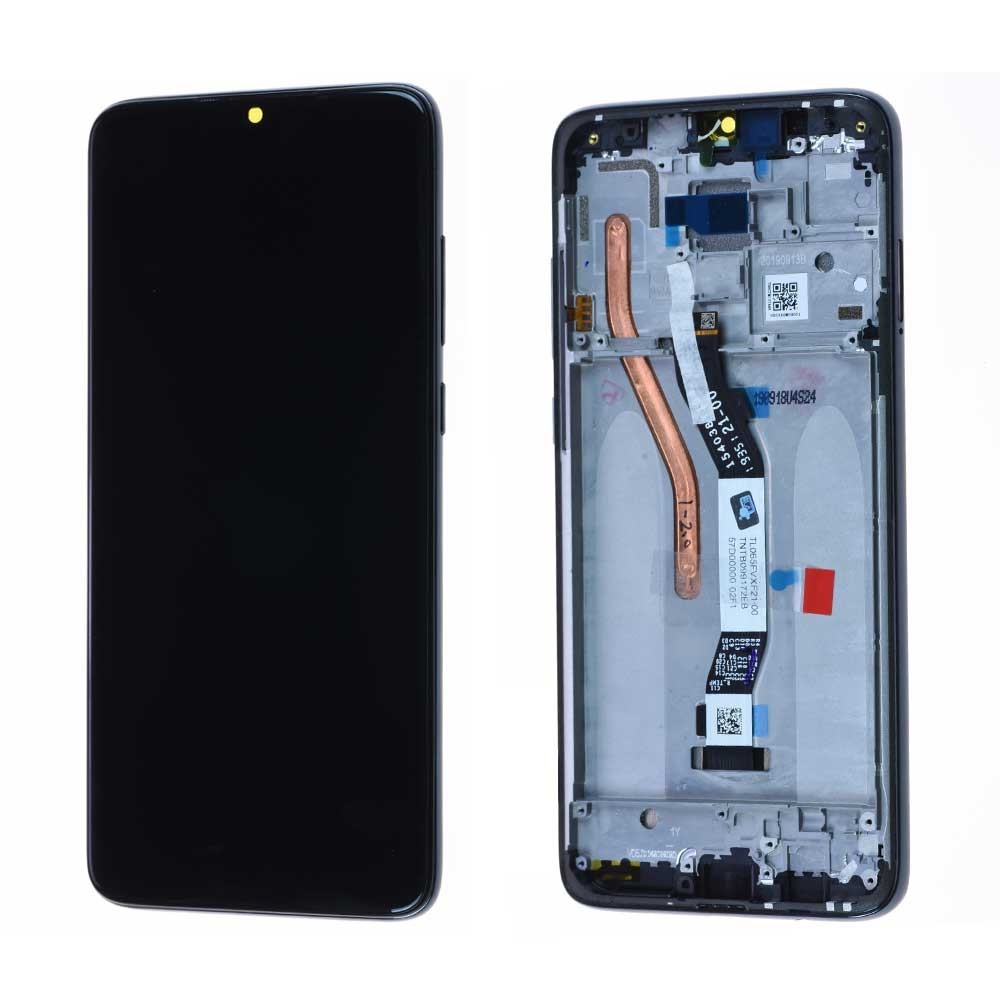 LCD XIAOMI REDMI NOTE 8 PRO TARNISH BLACK 56000500G700 ORIGINALE