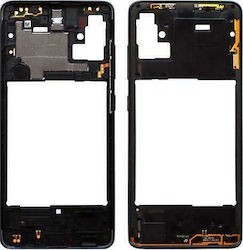 FRAME MIDDLE SAMSUNG A415 A41 NERO ORIGINALE GH98-45511A