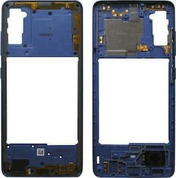 FRAME MIDDLE SAMSUNG A415 A41 BLU ORIGINALE GH98-45511D