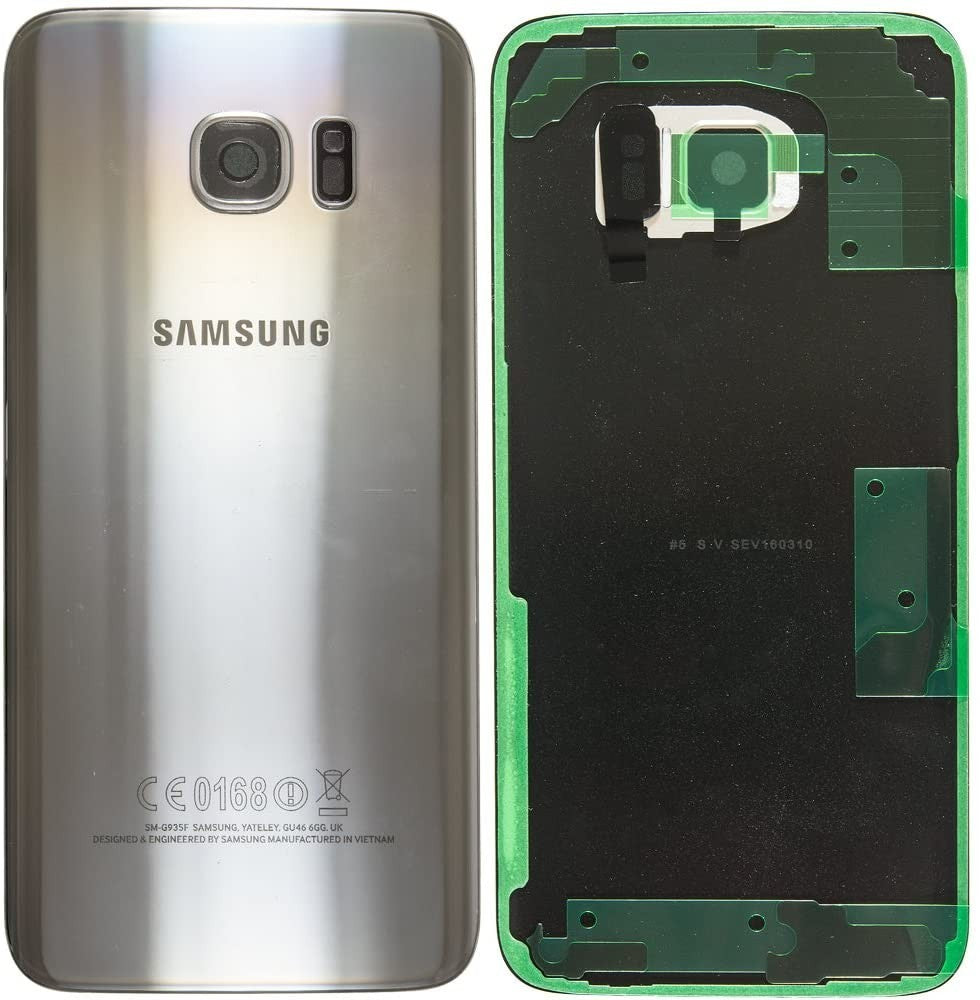 BACKCOVER SAMSUNG G935 S7 EDGE SILVER ORIGINALE GH82-11346B