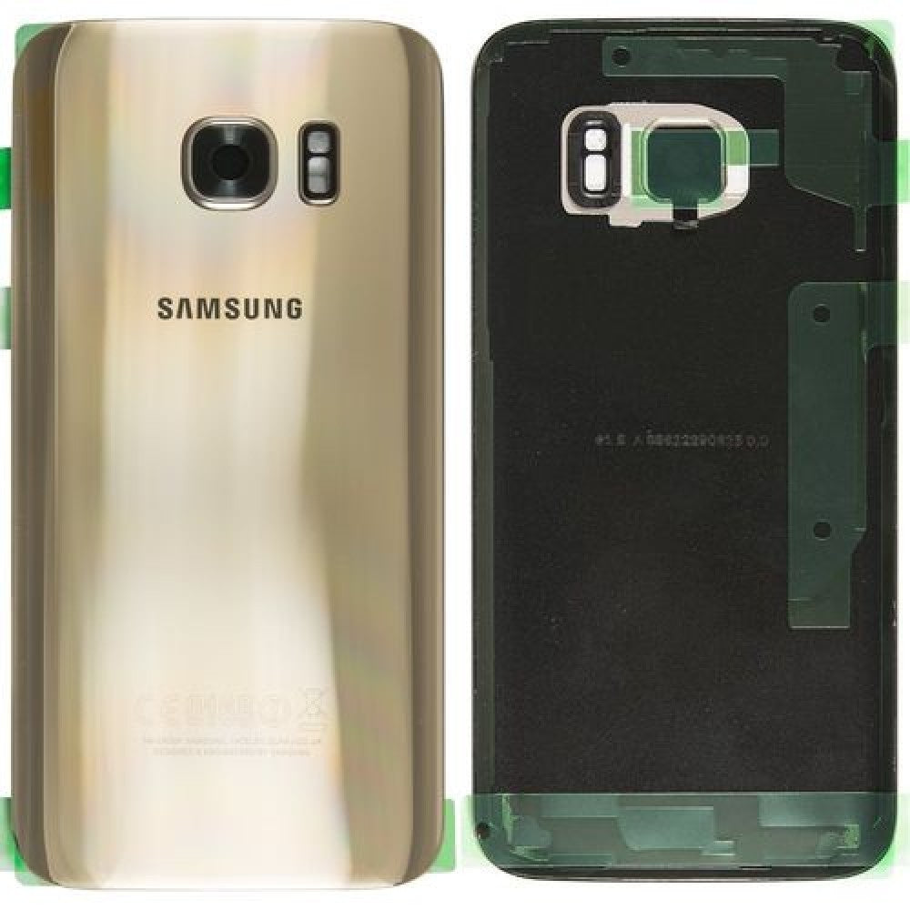 BACKCOVER SAMSUNG G935 S7 EDGE GOLD ORIGINALE GH82-11346C