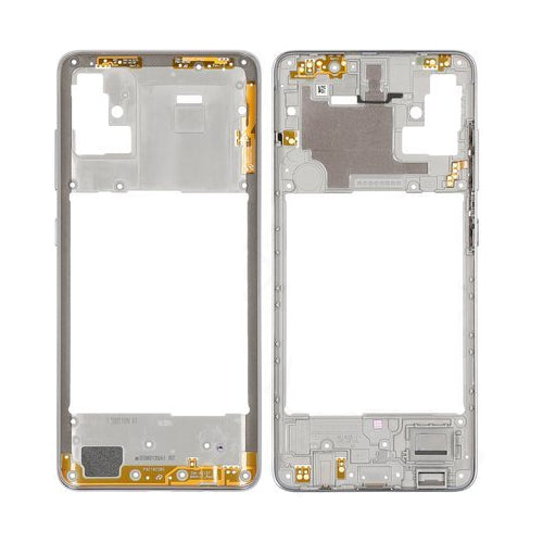FRAME MIDDLE SAMSUNG A515 A51 BIANCO ORIGINALE GH98-45033A