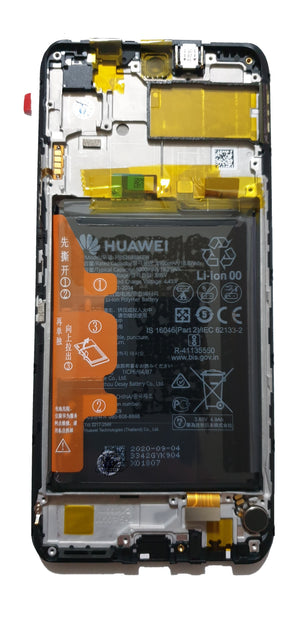 LCD ORIGINALE HUAWEI P SMART 2021 NERO 02354ADC