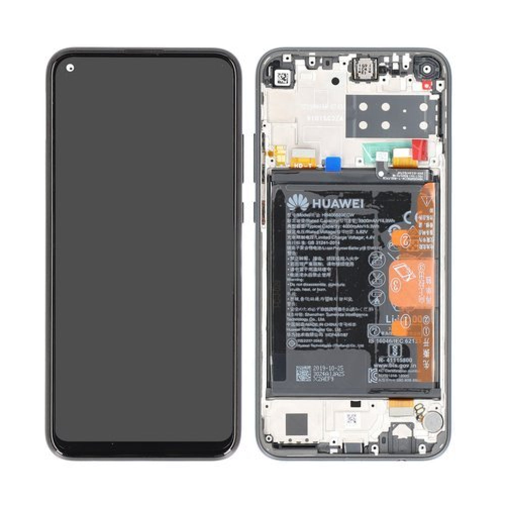 LCD ORIGINALE HUAWEI P40 LITE E NERO 02353FMW