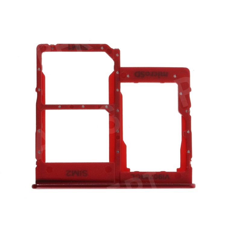 CARRELLO SIM SAMSUNG A405 A40 ROSSO