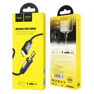 CAVO AUX HOCO UPA13 LIGHTNING/AUX 3.5 PER IPHONE NERO (BLISTERATO)