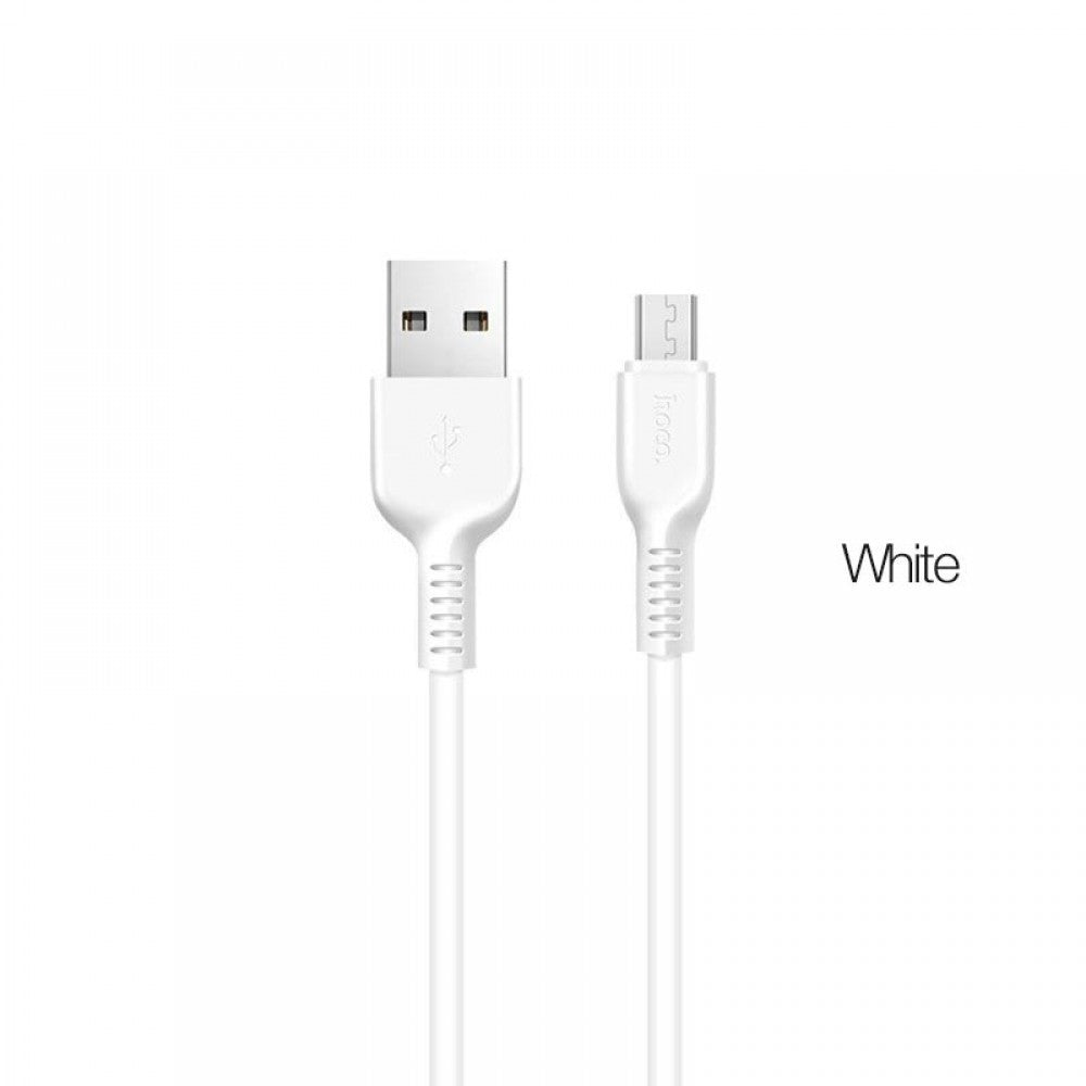 CAVO USB HOCO X20 MICRO USB BIANCO DA 2 METRI (BLISTERATO)
