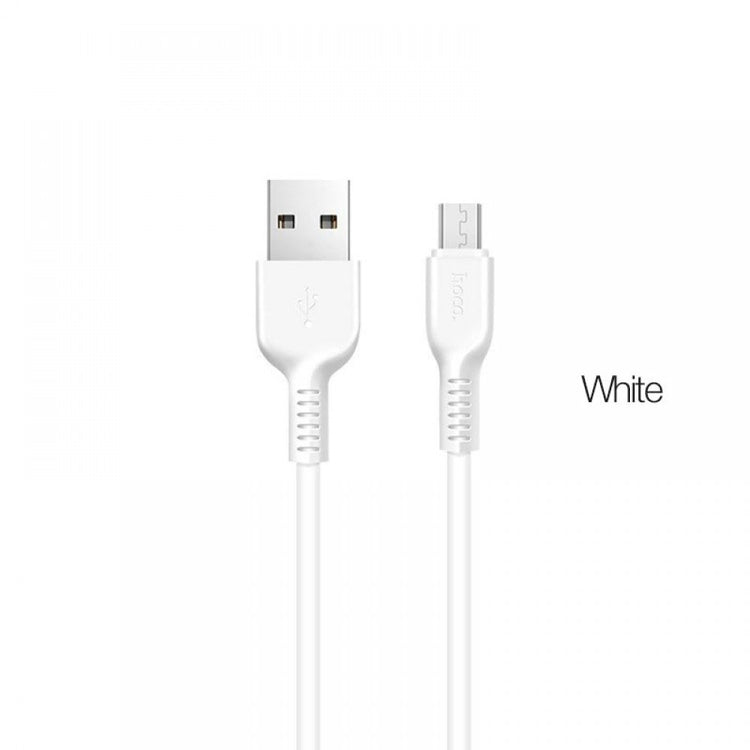 CAVO USB HOCO X20 MICRO USB BIANCO DA 2 METRI (BLISTERATO)