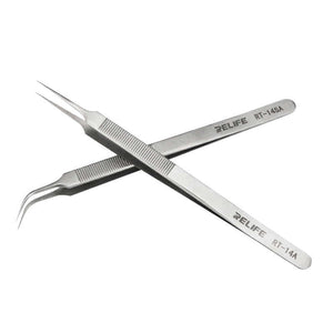 PINZETTA PROFESSIONALE REFILE RT-14SA CON PUNTA SOTTILE ARROTONDATA
