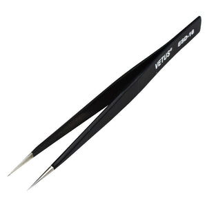 PINZETTA PROFESSIONALE NERA VETUS ESD-16