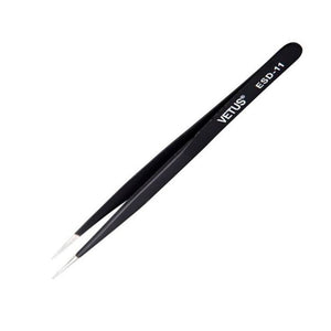 PINZETTA PROFESSIONALE NERA VETUS ESD-11