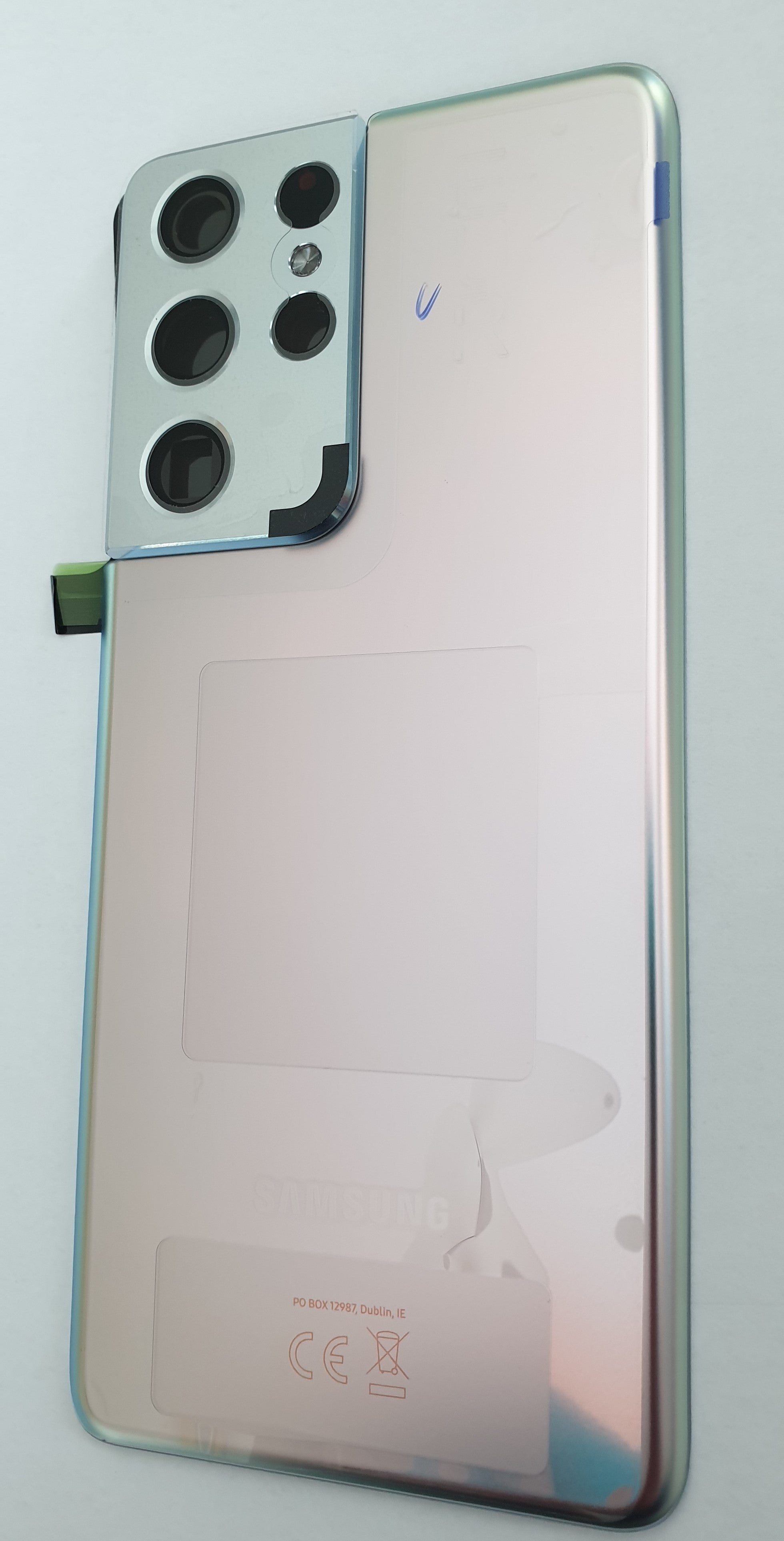 BACKCOVER SAMSUNG G998 S21 ULTRA SILVER ORIGINALE GH82-24499B