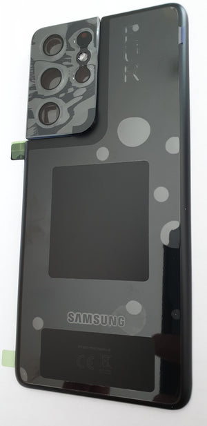 BACKCOVER SAMSUNG G998 S21 ULTRA NERO ORIGINALE GH82-24499A
