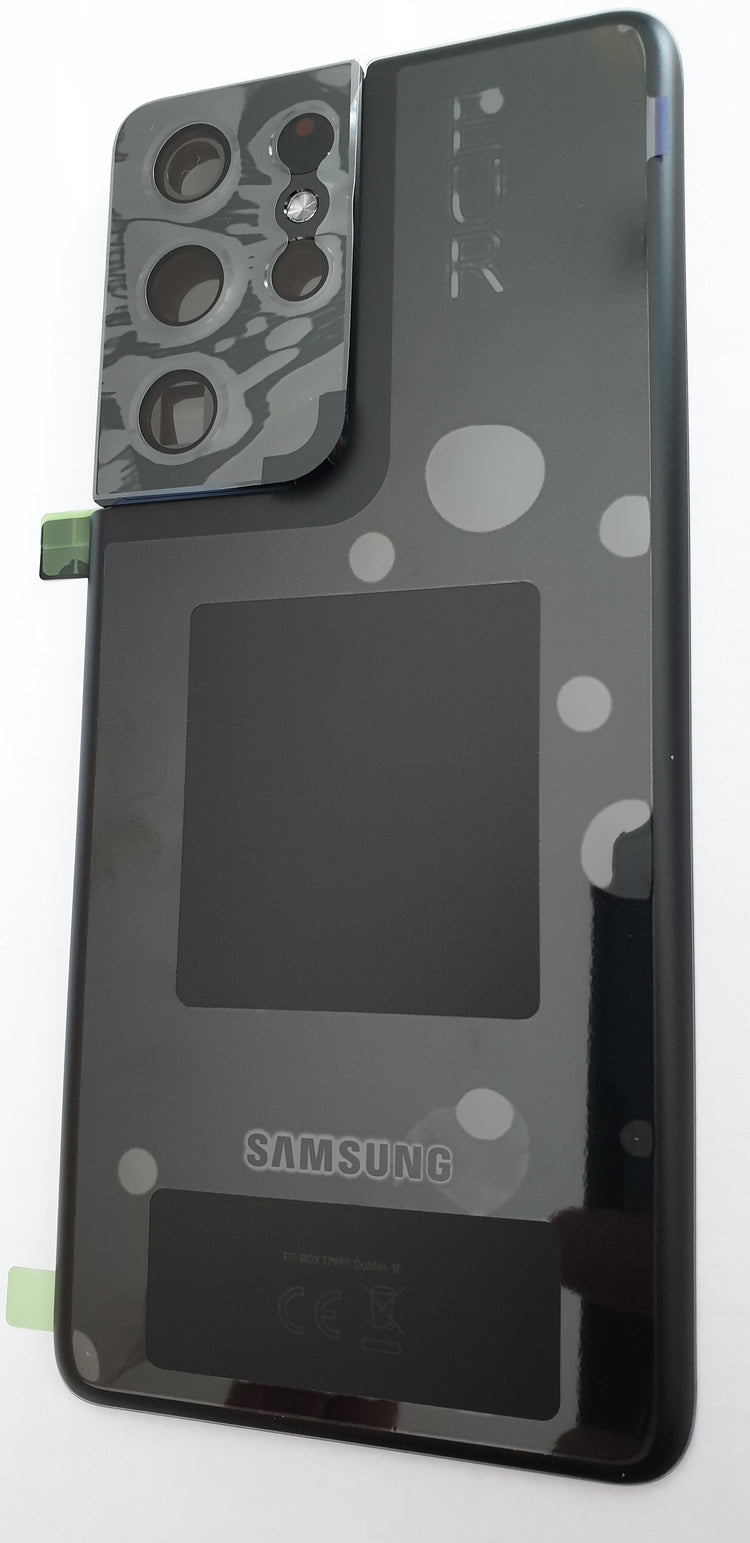 BACKCOVER SAMSUNG G998 S21 ULTRA NERO ORIGINALE GH82-24499A