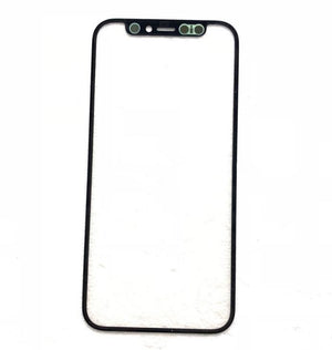 VETRO+OCA+FRAME IPHONE 12 / 12 PRO NERO