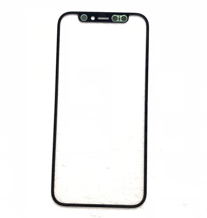 VETRO+OCA+FRAME IPHONE 12 / 12 PRO NERO