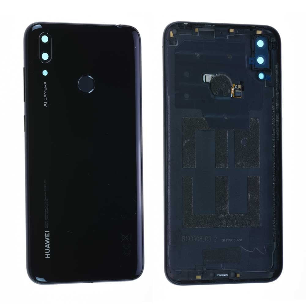 BACKCOVER HUAWEI Y7 (2019) NERO ORIGINALE 02352KER