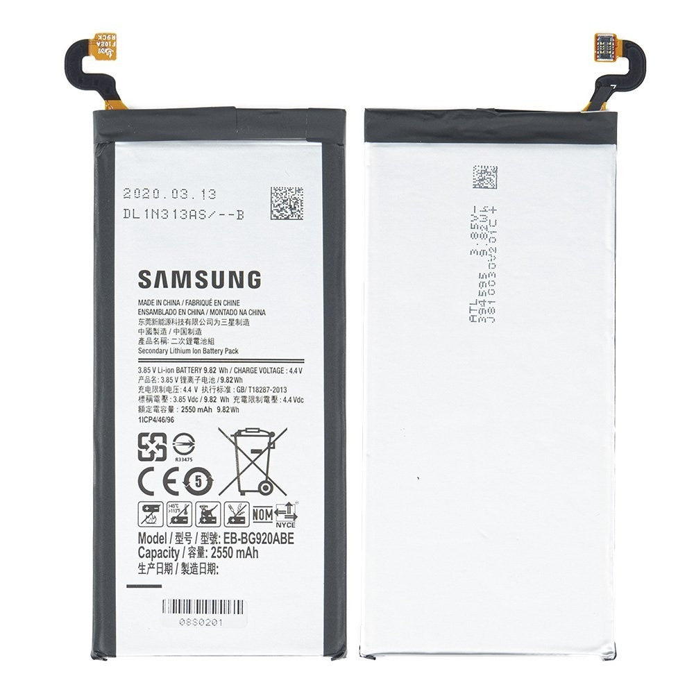BATTERIA SAMSUNG G920 S6 ORIGINALE EB-BG920ABE GH43-04413B