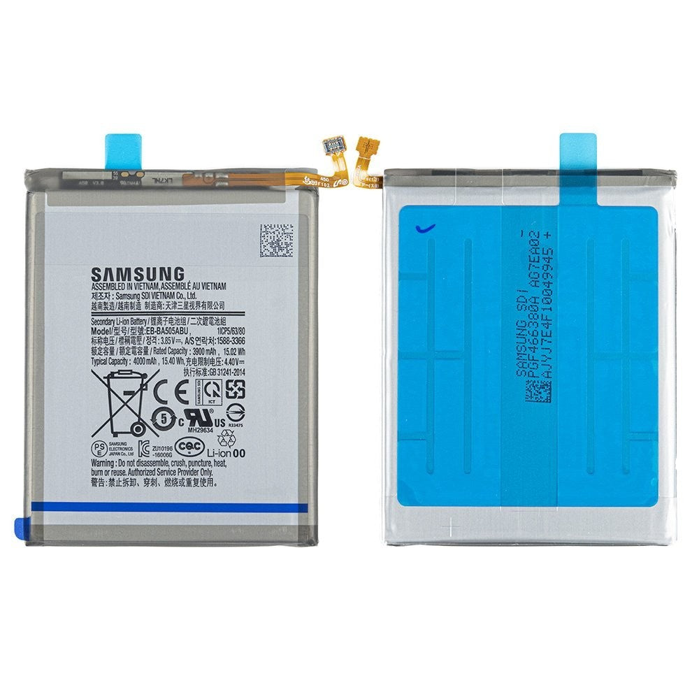 BATTERIA SAMSUNG A505/A205/A305/A307/A507 A50/A20/A30/A30S/A50S ORIGINALE EB-BA505ABU GH82-19269A
