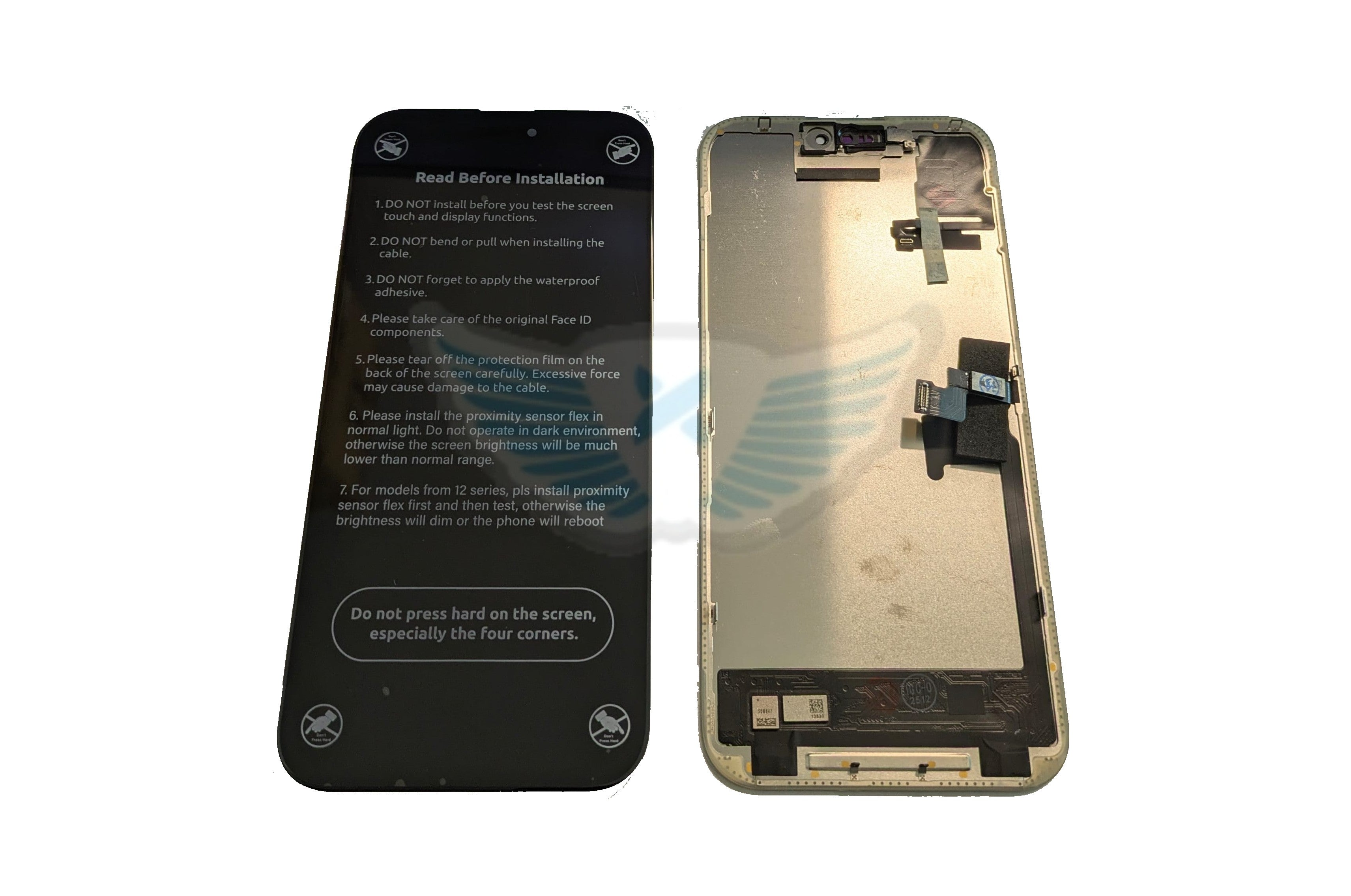 LCD APPLE IPHONE 16 PRO MAX NERO (SOFT OLED 120Hz) AUTODIAGNOSTICABILE