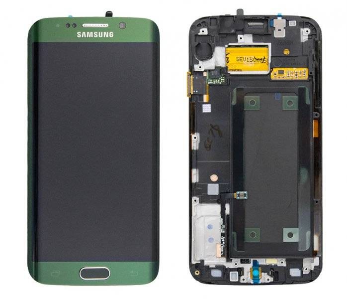 LCD SAMSUNG SM-G925 S6 EDGE VERDE GH97-17162E