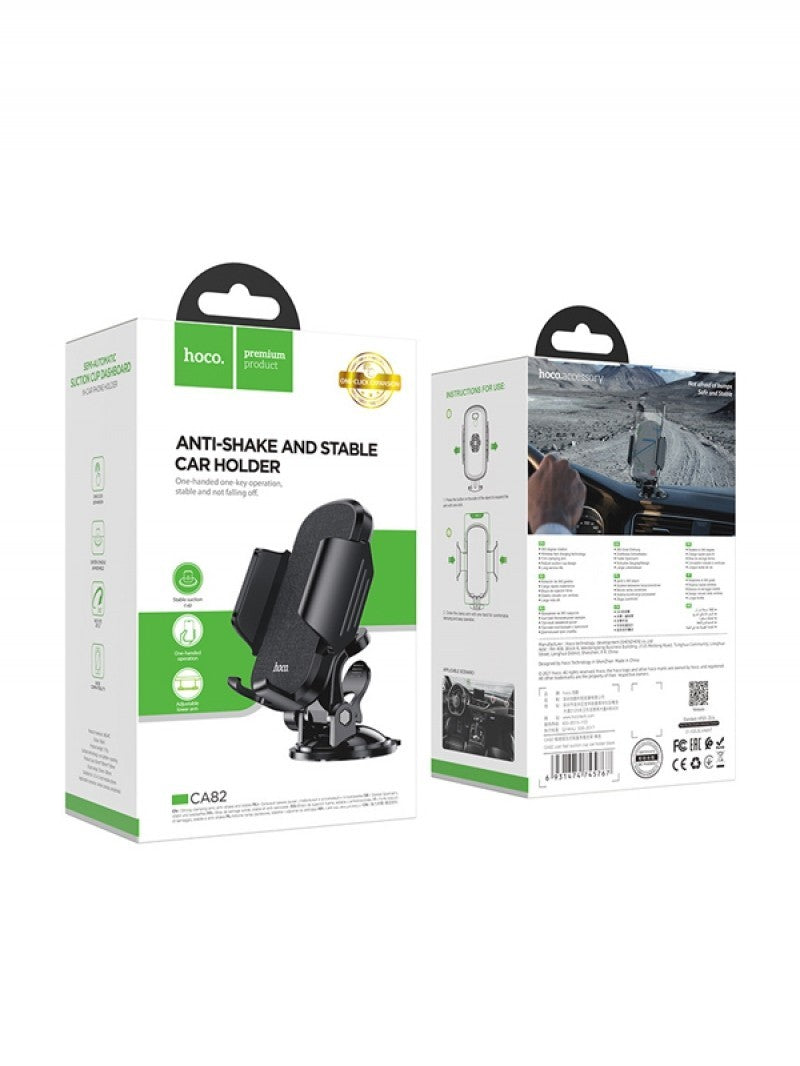 BASE/SUPPORTO DA AUTO HOCO CA82 NERO (BLISTERATO)