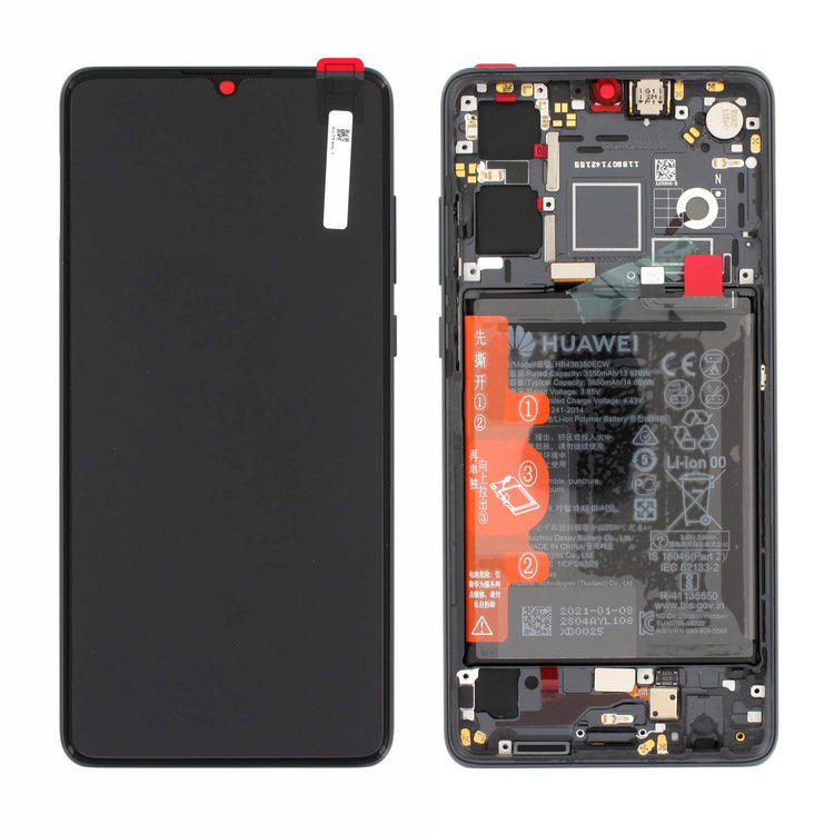 LCD ORIGINALE HUAWEI P30 (ELE-L29) NERO 02354HLT (NUOVO CODICE)