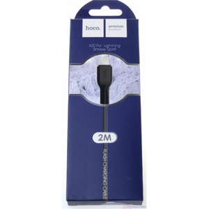 CAVO USB HOCO X20 LIGHTNING PER IPHONE NERO DA 2 METRI (BLISTERATO)