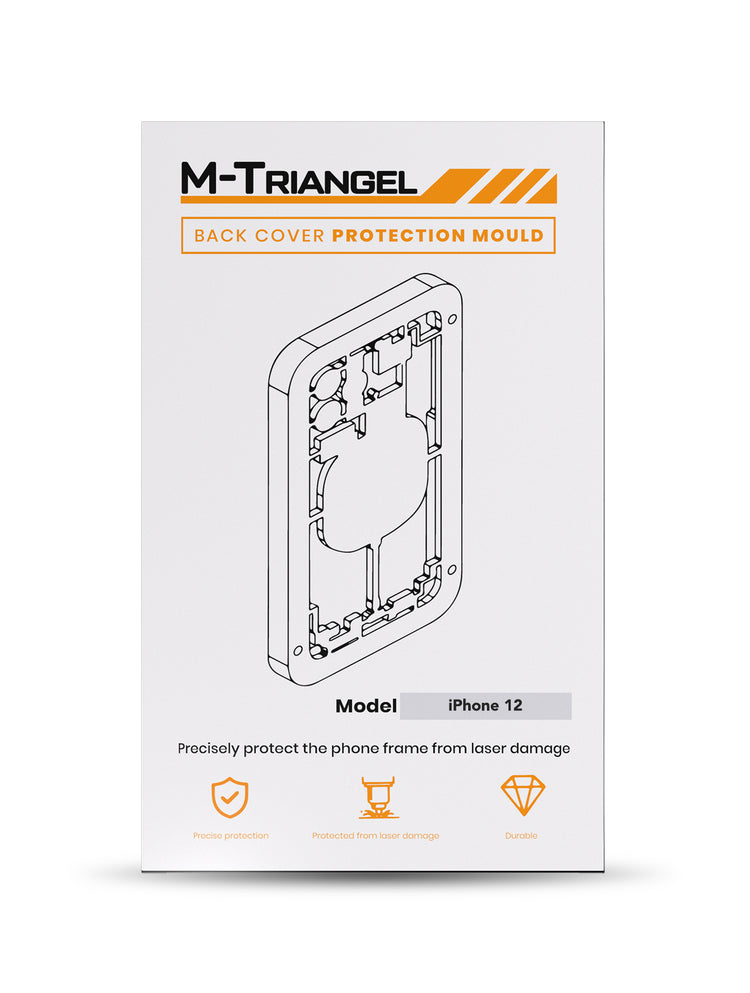 M-TRIANGEL KIT 13 DIME DI PROTEZIONE BACKCOVER PER LAVORAZIONE LASER (SERIE 8 - X - 11 - 12)