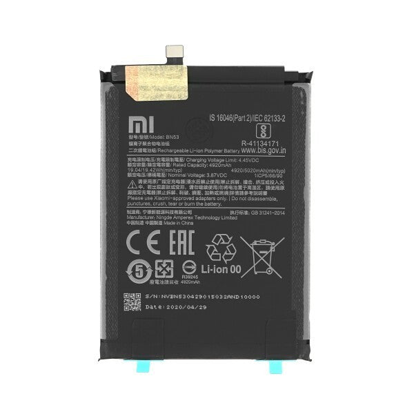 BATTERIA ORIGINALE BN53 XIAOMI REDMI NOTE 9 PRO