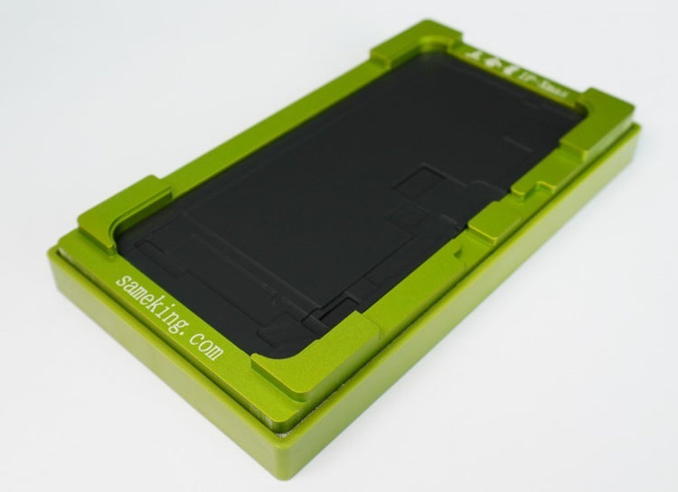 DIMA IN ALLUMINIO CON PAD DI ALLINEAMENTO IN GOMMA PER VETRO + OCA IPHONE 11 PRO MAX