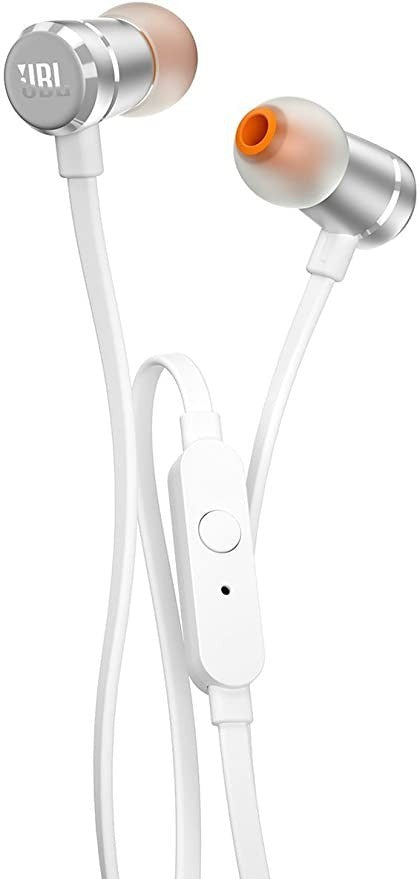 AURICOLARI JBL + MICROFONO IN-EAR SILVER JBLT290SIL  (BLISTERATO)