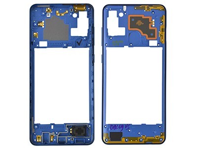 FRAME MIDDLE SAMSUNG A217 A21S BLU ORIGINALE GH97-24663C