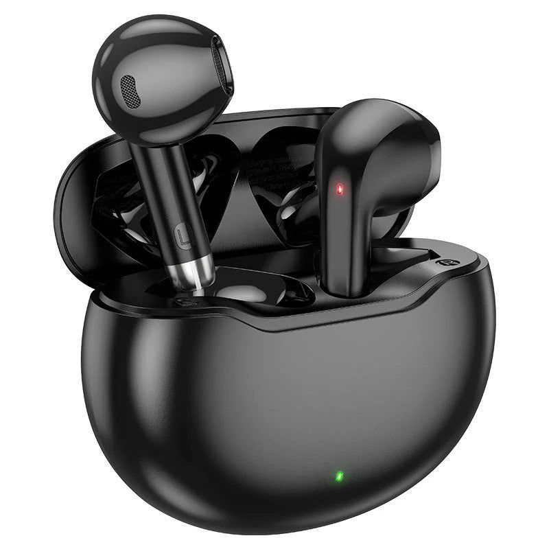 AURICOLARI HOCO EW61 BLUETOOTH + CUSTODIA/BASE DI CARICA NERO (BLISTERATO)
