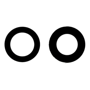 VETRO CAM POSTERIORE IPHONE 13 / 13 MINI NERO SENZA CORNICE (2 PEZZI)