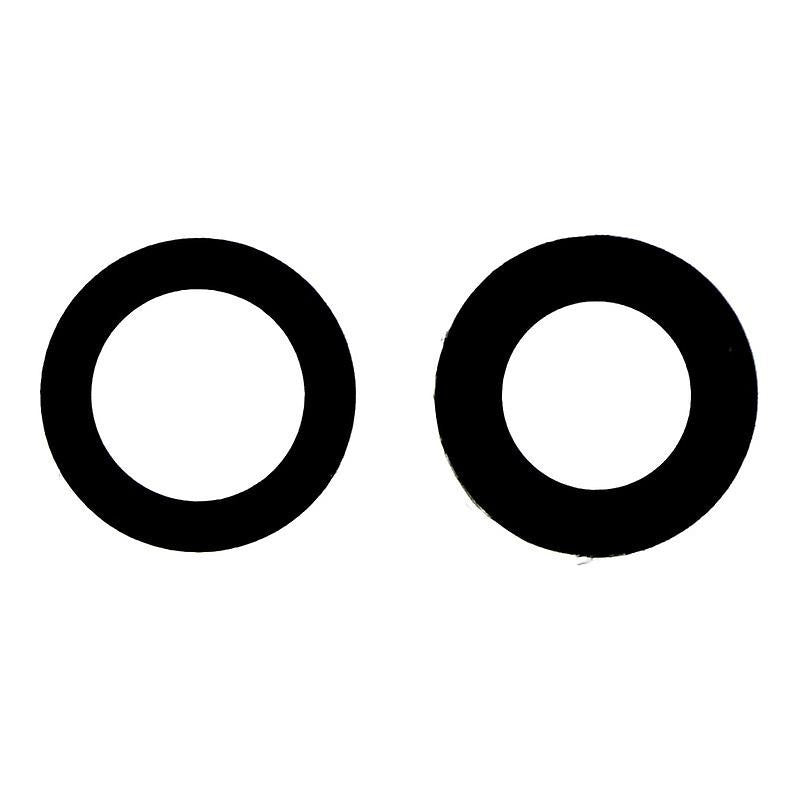 VETRO CAM POSTERIORE IPHONE 13 / 13 MINI NERO SENZA CORNICE (2 PEZZI)