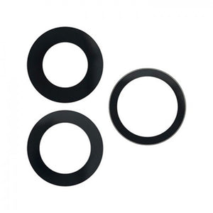 VETRO CAM POSTERIORE IPHONE 13 PRO / 13 PRO MAX NERO SENZA CORNICE (3 PEZZI)