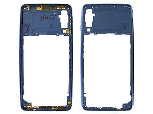 FRAME MIDDLE SAMSUNG A750 A7 2018 BLU ORIGINALE GH98-43585D