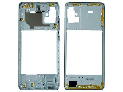 FRAME MIDDLE SAMSUNG A515 A51 BLU ORIGINALE GH98-45033C