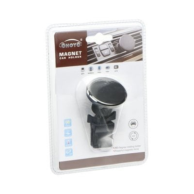 BASE/SUPPORTO MAGNETICO DA AUTO 230-BH NERO(BLISTERATO)