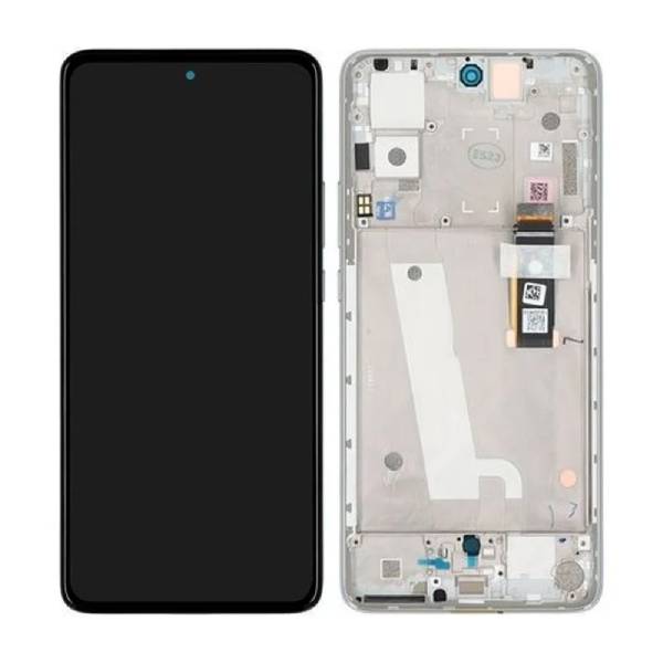 LCD MOTOROLA XT2203 MOTO EDGE 30 + FRAME SILVER ORIGINALE 5D68C20586