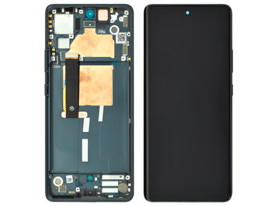 LCD MOTOROLA XT2243 MOTO EDGE 30 FUSION + FRAME GRIGIO ORIGINALE 5D68C21527