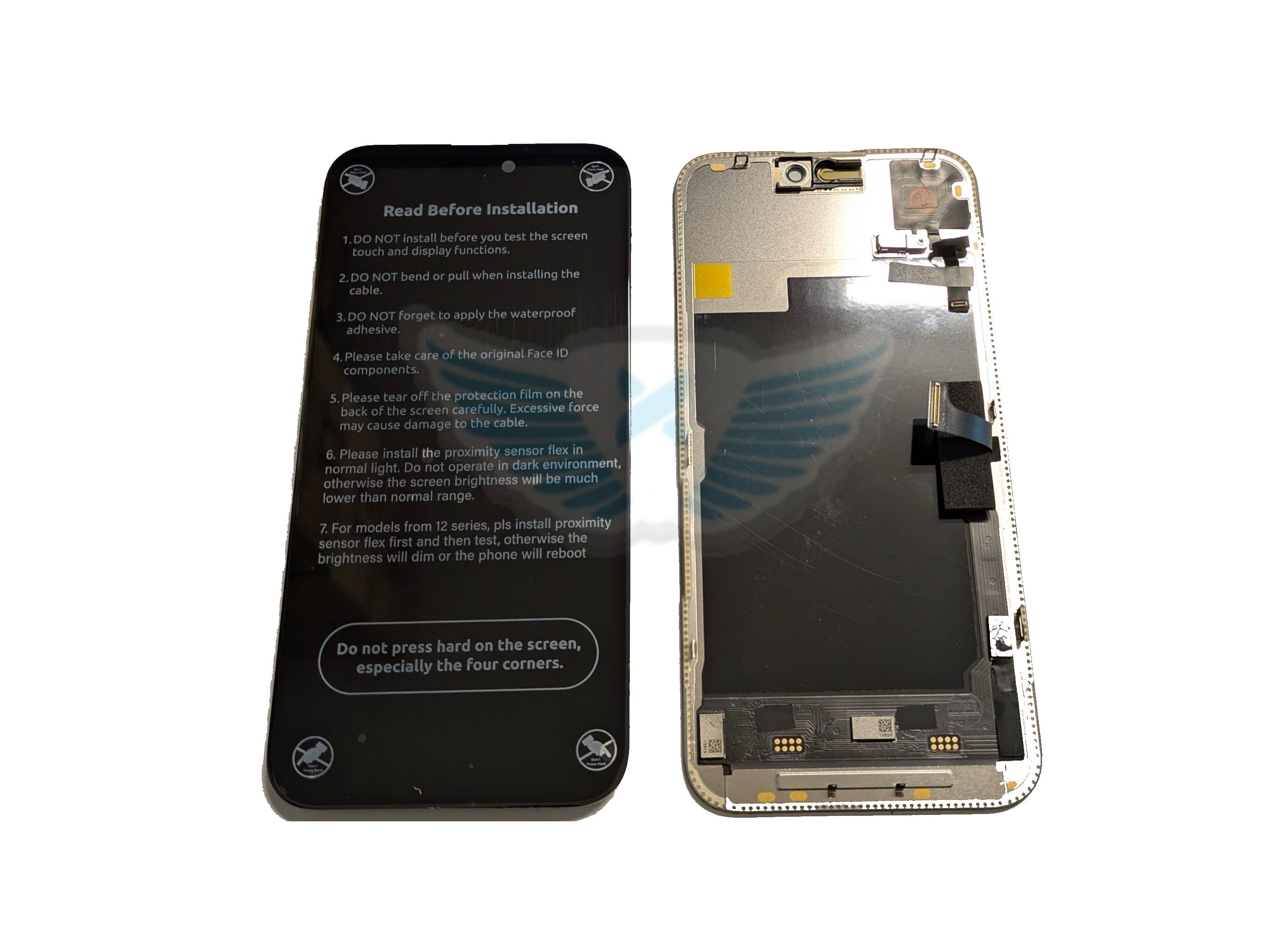 LCD APPLE IPHONE 15 PRO MAX NERO (SOFT OLED 120Hz) AUTODIAGNOSTICABILE